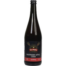 Сидр ігристий Яблучно-Малиновий / Apple-Raspberry Cider, Rex Apples, сухий 4-4.5% 0.75л mini slide 1