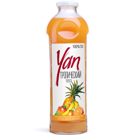Сок YAN Тропический (без сахара), 0.93л