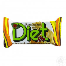Вафлі Kondissima Diet Life на фруктозі з ароматом апельсину 80г mini slide 1