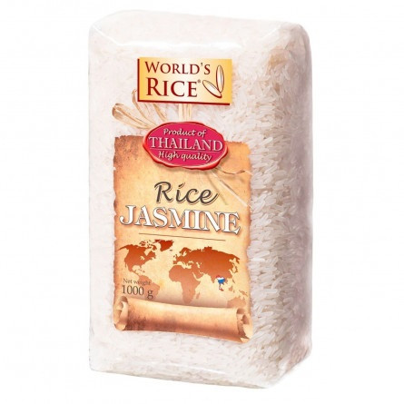 Рис World's Rice шліфований довгозернистий 1кг