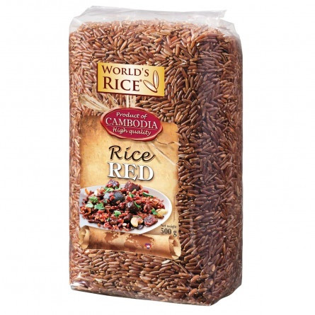 Рис World`s Rice красный 500г