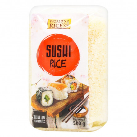Рис World's Rice для суши 500г