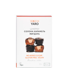 Цукерки Солона карамельМигдаль / Salted CaramelAlmond, Yaro, 72г mini slide 1