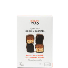 Цукерки КокосКармель / CocoCaramel, Yaro, 72г mini slide 1