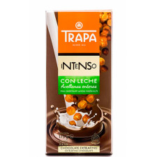Шоколад молочный с целым фундуком, Trapa, 175г mini slide 1