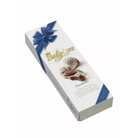 Набір цукерок з молочного шоколаду Seashells, The Belgian, 65г