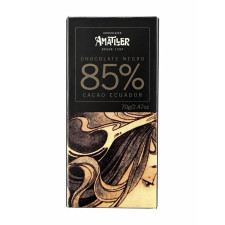 Темний шоколад Amatller Ecuador Сocoa 85%, 70г mini slide 1