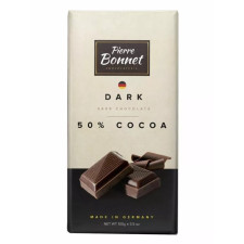 Чорний шоколад 50% Какао / 50% cocoa, Pierre Bonnet, 100г mini slide 1