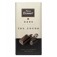 Чорний шоколад 70% Какао / 70% cocoa, Pierre Bonnet, 100г mini slide 1