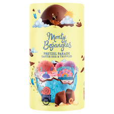 Трюфели Monty Bojangles Pretzel Parade присыпанные какао с кусочками соленых кукурузных кренделей и кусочками белого шоколада 175г mini slide 1