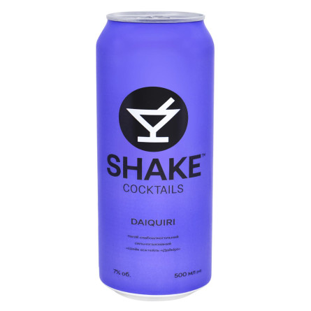 Напиток слабоалкогольный Shake Daiquiri Cocktails 7% 0,5л