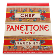 Кекс Chef D'Italia «Панеттоне» клаcичний родзинки-цукати mini slide 1