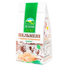 Пельмені Зелене Село з м'ясом курки та індички 500г mini slide 1