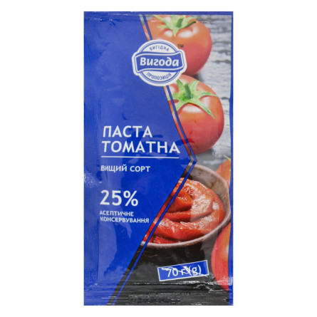 Паста томатна Вигода 25% 70г slide 1