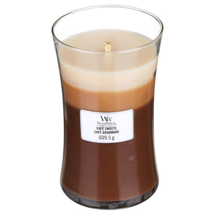 Аромасвічка Woodwick Trilogy Cafe Sweets Large 609,5г