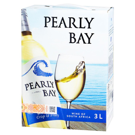 Вино Pearly Bay Dry White 3л