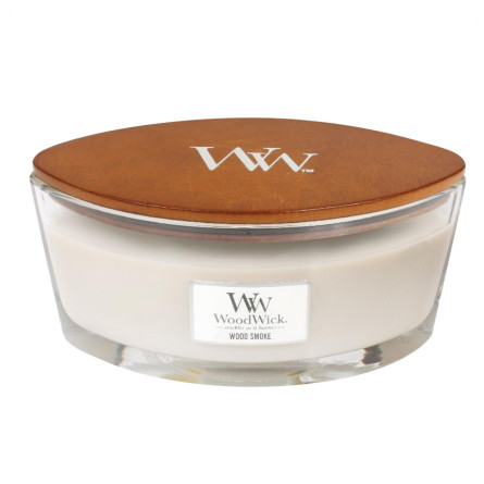 Аромасвічка Woodwick Wood Smoke Ellipse 453г