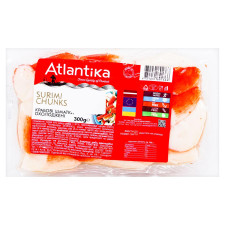 Палички крабові Atlantika шматки 300г mini slide 1