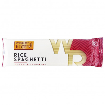Спагетті рисові World's Rice 450г slide 1
