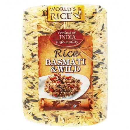 Рис World's Rice Басматі & Дикий 500г slide 1