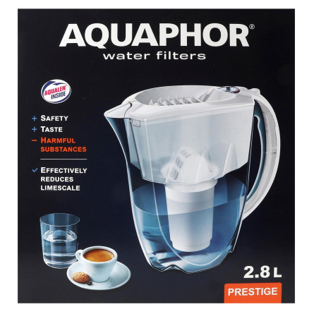 Фільтр для води Aquaphor Престиж білий 2,8л