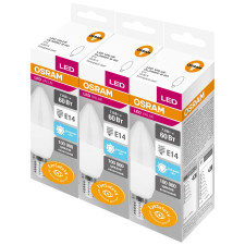 Набір ламп OSRAM Value 6.5W 6500К E14 3шт mini slide 1
