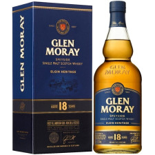 Віскі односолодові Glen Moray 18 років витримки 0.7 л 47.2% у подарунковій упаковці mini slide 1