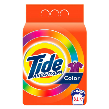 Порошок пральний Tide Аква Пудра Color 8,1кг slide 1