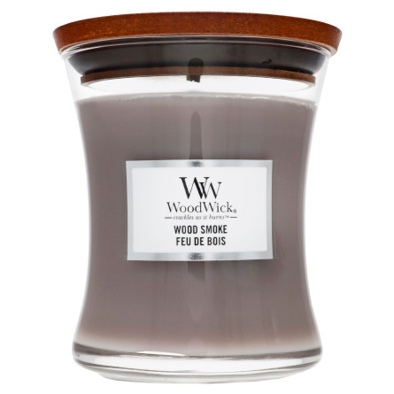 Аромасвічка Woodwick Wood Smoke medium 275г