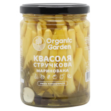 Квасоля стручкова Organic Garden маринована 500г mini slide 1