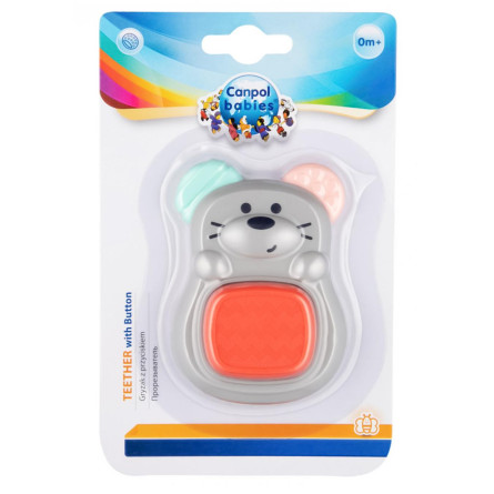 Прорізувач іграшка з пищалкою Мишка Canpol babies slide 1