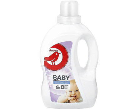 Средство Auchan Baby для стирки детского белья 1,5л