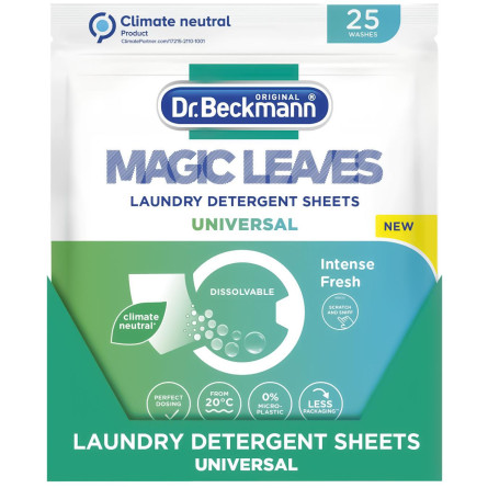 Серветки для прання Dr. Beckmann Magic Leaves універсальні 25шт