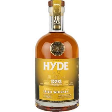 Виски Хайд №12, Сингл Пот Стилл / Hyde №12, Single Pot Still, 46%, 0.7л slide 1