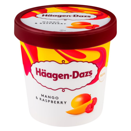 Мороженое Haagen-Dazs манго-малина 400г slide 1
