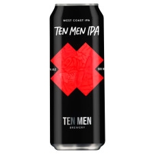 Пиво Ten Men IPA полутемное нефильтрованное 6% 0,5л mini slide 1