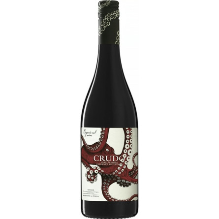 Вино Крудо Неро д’Авола, Каберне Органік / Crudo Nero d'Avola, Cabernet Organic, червоне сухе 0.75л