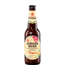 Напиток газированный Джинджер Бир, Волынский Бровар / Ginger Beer, Volynski Browar, 0.35л mini slide 1
