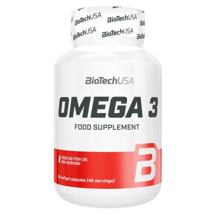 Харчова добавка Biotech Omega 3 90шт