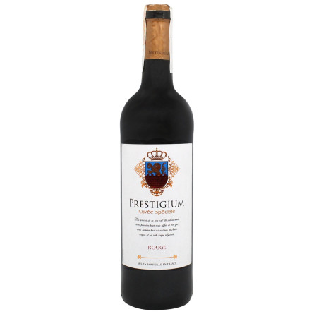 Вино Prestigium Cuvee speciale красное сухое 11% 0,75л