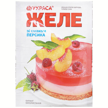 Желе Украса зі смаком персика 90г