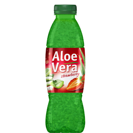 Напиток Алоэ Вера, Клубника / Aloe Vera, Strawberry, McCarter, 0.5л