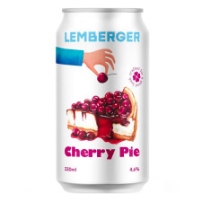 Пиво Lemberger Cherry Pie фруктове нефільтроване 4,6% 0,33л mini slide 1