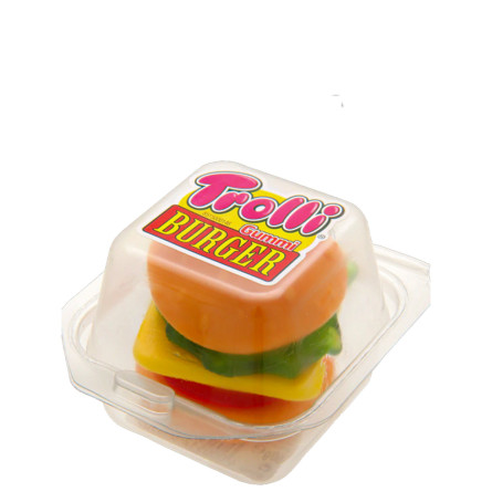 Жувальні цукерки Бургер / Burger, Trolli, 50г slide 1