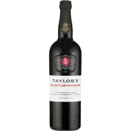 Портвейн Лейт Ботлд / Late Bottled, Taylor's, червоне солодке, 20%, 0.75л slide 1