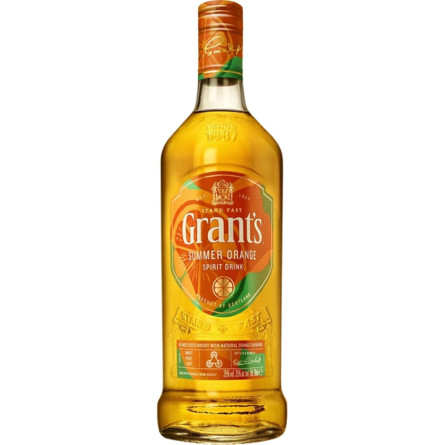Віскі-лікер Саммер Оранж, Грант'с / Summer Orange, Grant's, 35%, 0.7л slide 1