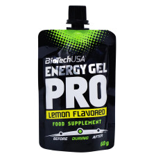 Гель BioTech Energy Gel Pro Лимон 60г mini slide 1