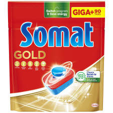 Таблетки для миття посуду у посудомийній машині Somat Gold 90 таблеток mini slide 1