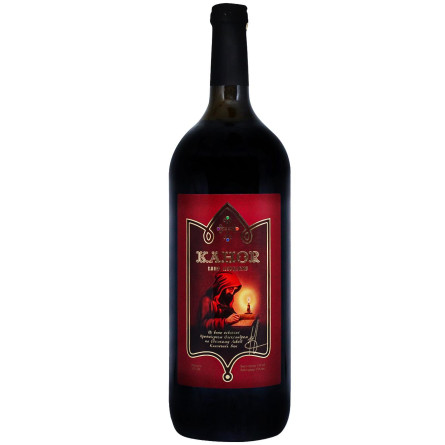 Вино Одеський завод класичних вин Kahor Церковне червоне солодке зі смаком чорносливу 13% 1.5л slide 1