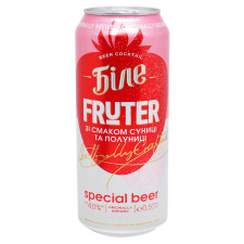 Пиво Черниговское Белое Fruter со вкусом земляники и клубники 4% 0,5л mini slide 1